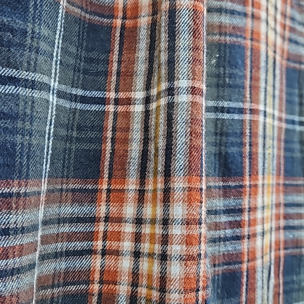 Natural life plaid long sleeve cover up - Picture 7 of 7